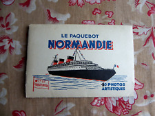 Paquebot normandie pochette d'occasion  Gandelu