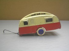 Usado, Dinky Toys 30g Pre War Trailer Caravan dois tons creme e vermelho escasso original comprar usado  Enviando para Brazil