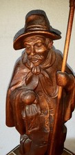 Holzfigur nachtwächter handge gebraucht kaufen  Solms