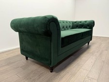Chesterfield velvet seater for sale  BOSTON