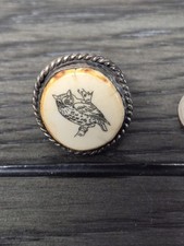 Handmade scrimshaw sterling for sale  Jerseyville