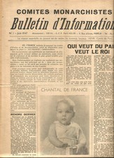 Rare bulletin comités d'occasion  Villenave-d'Ornon