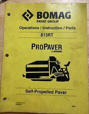 Bomag operations instructions for sale  Alma