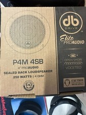 Usado, DB Drive P4M4SB 4" áudio profissional lacrado traseiro midrange (caixa aberta) comprar usado  Enviando para Brazil