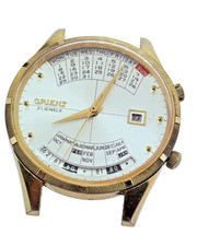 Usado, LINDO RELÓGIO DE PULSO MASCULINO VINTAGE ORIENT 21 JEWEL DATA CALENDÁRIO PLURIANUAL FUNCIONA comprar usado Usado, LINDO RELÓGIO DE PULSO MASCULINO VINTAGE ORIENT 21 JEWEL DATA CALENDÁRIO PLURIANUAL FUNCIONA comprar usado  Enviando para Brazil