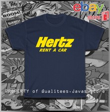 Nova Camiseta Masculina Hertz Rent A Car Logo Tamanho Americano P-5XL comprar usado  Enviando para Brazil