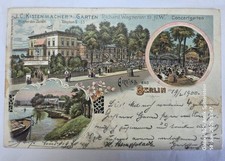 AK Berlin, Kistenmacher´s Garten mit Concertgarten  Richard Wagner Str. 10 Litho comprar usado  Enviando para Brazil