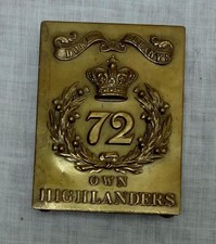 Victorian 72nd highlanders for sale  NEWTON ABBOT