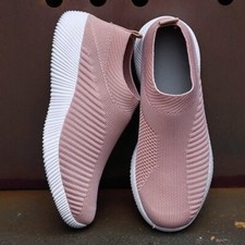 Tênis Feminino Respirável SportsShoes Leve Zapatillas Mujer Slip On Shoes comprar usado  Enviando para Brazil