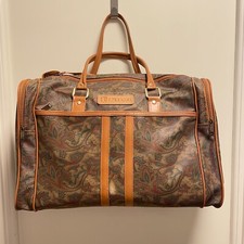 Bolsa de viagem vintage italiana Paisley Weekender - Couro sintético comprar usado  Enviando para Brazil