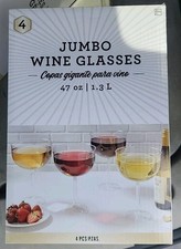 Jumbo wine glasses for sale  Bladenboro