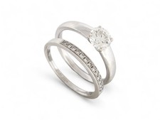 Bague solitaire 0.63ct d'occasion  Paris-