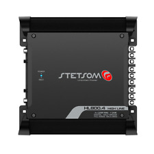 Amplificador de carro Stetsom HL 800.4 1 Ohm 4 canais 800W RMS - Entrega em 4-6 dias! comprar usado  Brasil 