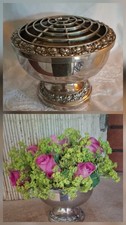Rosensteckschale silver plated gebraucht kaufen  Braunschweig