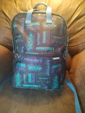 Minecraft backpack black for sale  DARLINGTON