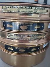 Set brass sieves for sale  El Cerrito