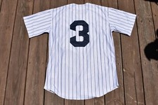 Usado, Novo! Camiseta de beisebol Babe Ruth New York Yankees listra branca adulto GG comprar usado  Enviando para Brazil