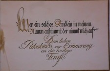 Taufbrief taufkarte zur gebraucht kaufen  Bremen