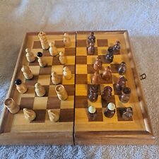 Wooden travel chess for sale  East Troy