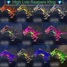 Ark Survival Ascended Pve Reaper King Abberant / Clone / High Stats / Event comprar usado  Enviando para Brazil