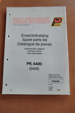 Ersatzteilliste palfinger 4400 gebraucht kaufen  Könnern