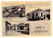 Cartolina saluti satriano usato  Vetto