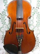 Antiguo violín francés c.1900 Artisto Stradivarius 4/4 con arco + estuche *Video SIN RESERVA segunda mano  Embacar hacia Argentina