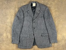 Jaqueta blazer vintage Alexander’s NY Harris tweed tecido à mão carvão esporte 42r comprar usado  Enviando para Brazil