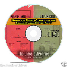 Surplus Radio Conversion Manuals, Old Time Radio Repair and Service CD C04 segunda mano  Embacar hacia Mexico