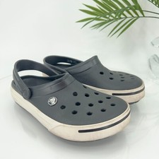 Crocs Damskie chodaki Crocband Rozmiar 7 Czarne Gumowe Slingback Sandały Buty plażowe Basen na sprzedaż  Wysyłka do Poland