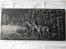 Gussplatte wandbild rehe gebraucht kaufen  Mössingen