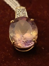 Ametrine diamond 9ct for sale Ametrine diamond 9ct for sale  BISHOP AUCKLAND
