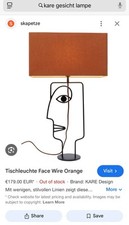 Tischleuchte facewire kare gebraucht kaufen  Moosburg a.d.Isar
