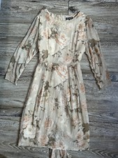 Sukienka damska GUY LAROCHE PARIS BOUTIQUE kwiaty 100% jedwab Made in France 46 na sprzedaż  PL