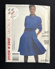 Vestido McCall's 3877 Misses para malhas elásticas retrô 1988 padrão tamanho 6-12 sem cortes comprar usado  Enviando para Brazil