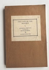 Georges simenon fate for sale  CIRENCESTER