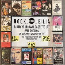 ALL $5 80's-90's ROCK POP BUY 5 & GET FREE SHIPPING BUILD YOUR CASSETTE TAPE LOT comprar usado  Enviando para Brazil