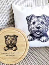 Norfolk terrier cushion for sale  SPALDING