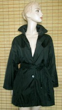 Schwarzer regenmantel raincoat gebraucht kaufen  Berlin