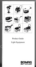 Bomag light equipment for sale  UK