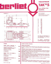 Berliet tak tracteur d'occasion  Les Bordes