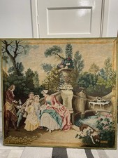 Vintage large woolwork for sale  PLYMOUTH