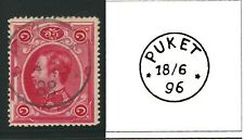 1888 Siam primeira edição 1 Att Puket A.D. Cancelamento de carimbo postal Era Phuket, usado comprar usado  Enviando para Brazil