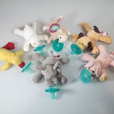 Lote de 6 chupetas Mary Meyer Wubbanub Soothie animais de pelúcia de pelúcia Binkie  comprar usado  Enviando para Brazil