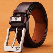Mens leather belt for sale  MANCHESTER