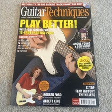 Guitar techniques magazine for sale  ROWLEY REGIS