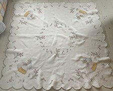 Vintage embroidered tablecloth for sale  NORWICH