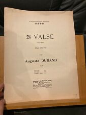 Auguste durand valse d'occasion  Rennes
