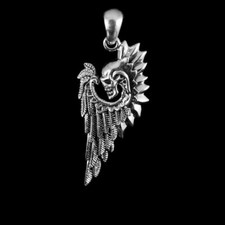 Silber anhänger totenkopf gebraucht kaufen  Saarbrücken