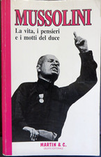 Mussolini vita pensieri usato  Albenga